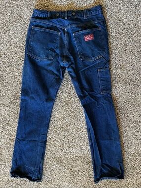 Wild Ass Double Front Denim Logger Pants 36x34
